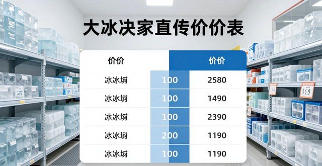 大冰块批发厂家怎么选？新吴直供渠道靠谱吗